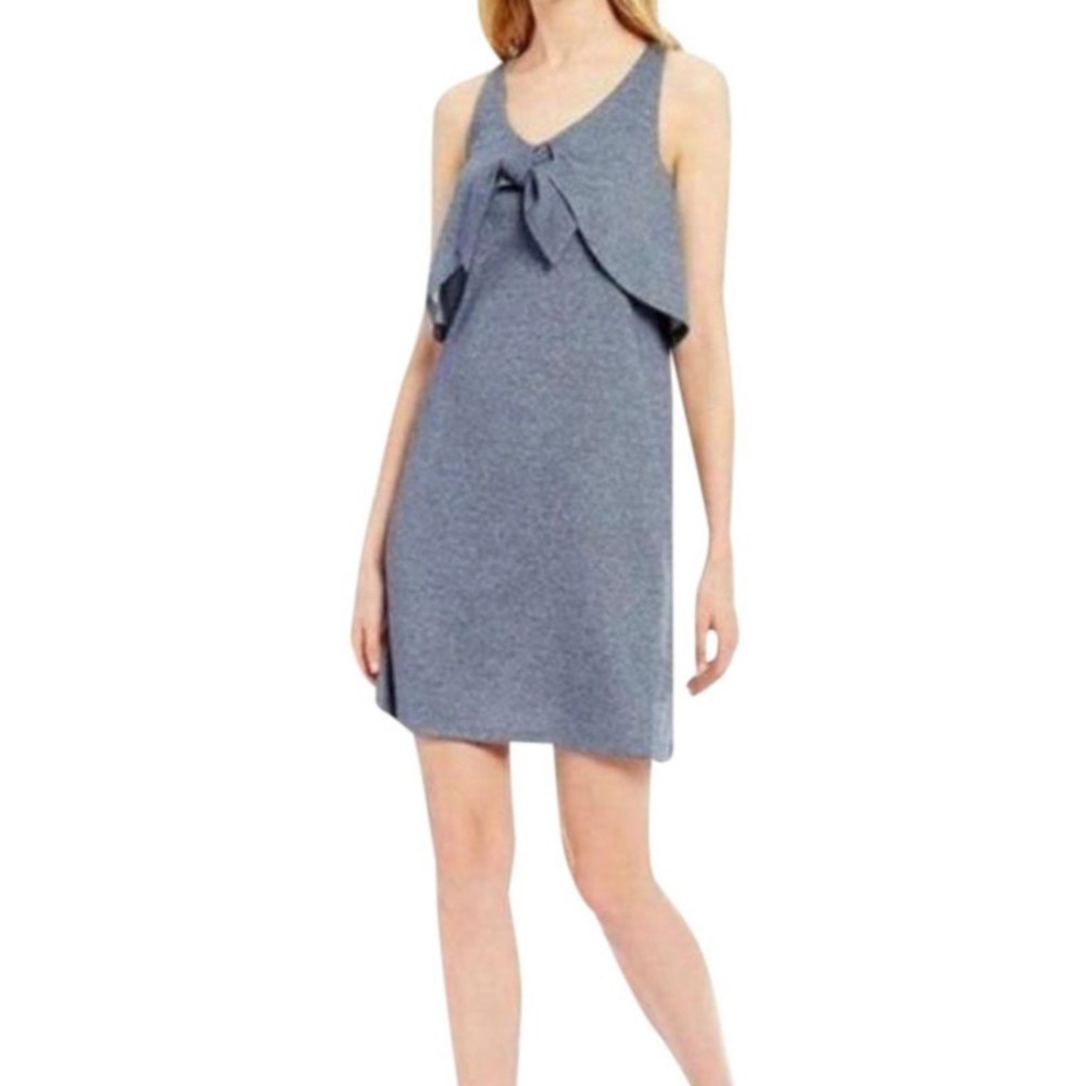 CREMIEUX Grayblue Sleeveless Mini Dress
